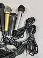 LOT OF 10 Various Brands & Models Microphone Used Working