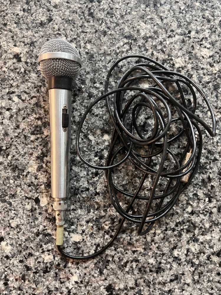 Vintage Pysonic No 55 Microphone W/ Switchcraft XLR Microphone Cable 13 FT LONG