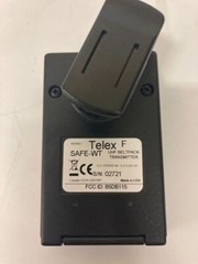 Lot of 7 Telex Safe-WT Band F UHF Wireless Beltpack Transmitter Tested for power