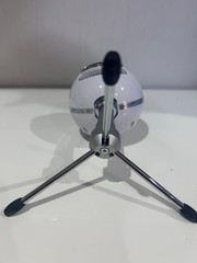 Blue USB Microphone White Sphere with Tripod Used by XXXTentacion