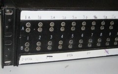 ADC PPB35R422D9NS Patchbay Patch Bay 2×24 RS422 Data Jacks, D-sub 9 Connectors