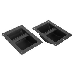 2PCS Black Professional Speaker Handles For Stage Audios Speaker Carry Grasp