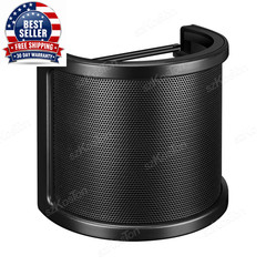 Condenser Microphone Pop Filter Metal Mesh Foam Streaming Media Recording Microp