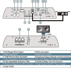 RK RECK PR-122M 1500W Dual 12″ Car Subwoofer
