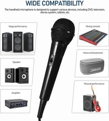 Professional Quality Karaoke Microphone – Lightweight, Durable, and Easy to Use