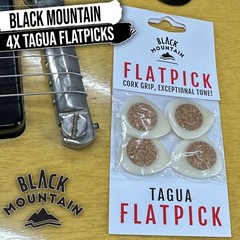 FAT TOAD 20FT Guitar Cables 6 Pack Bundle & 4x BLACK MOUNTAIN Tagua Guitar Picks