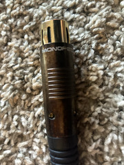 Monoprice XLR Female to 1/4in TRS Male Audio Cable – 1.5 Feet, Gold Plated