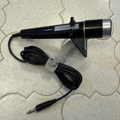 Vintage Sears DYNAMIC Microphone 200 OHMS 84-23410 Silver Black