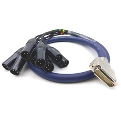 DB25 to XLR Male Snake Cable, DB25 to 8 Channel XLR 3Pin Male Balanced Snake …