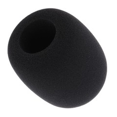 Large Size Black Microphone Foam Recording 5cm 70 x 120mm
