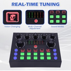 Home Studio Recording Kit Music Podcast Mixer Equipment Condenser Microphone Set