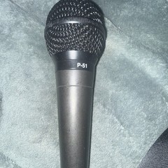 Fender P-51 Wired Handheld/Stand-Held Microphone Black MPN P-51