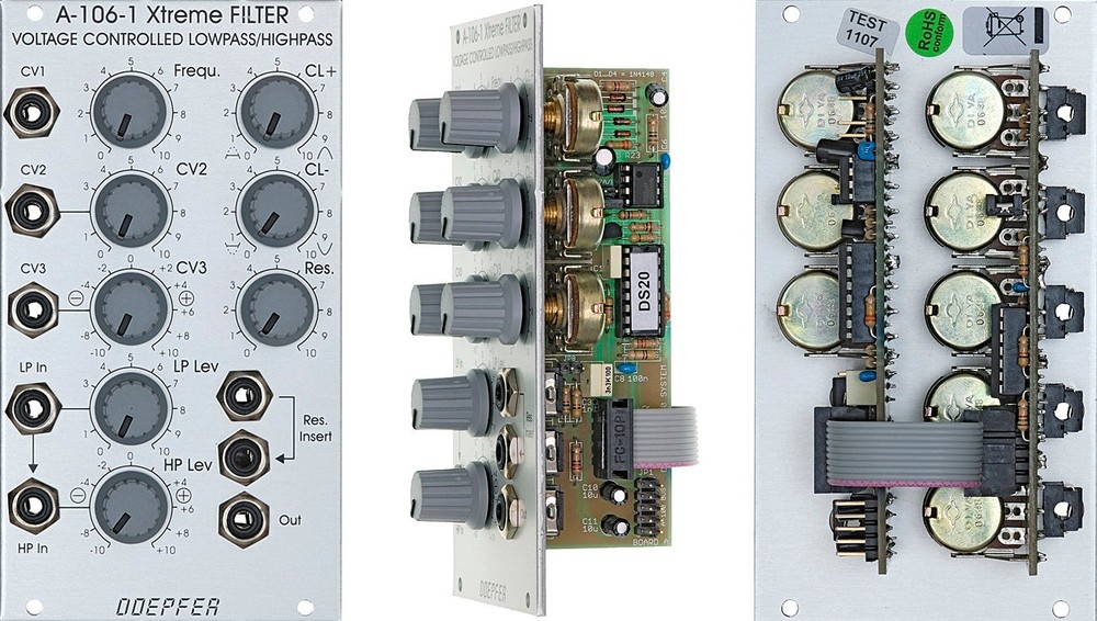 DOEPFER A-106-1 XTREME LOWPASS-HIGHPASS FILTER : NEW : [DETROIT MODULAR]