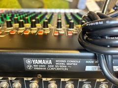 Yamaha MGP16X Mixing Console 16ch Mixer w Case Tested Working Japan Used