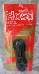 2 Hosa CMM-410 Sub-Mini Cable 2.5mm Male to 2.5mm Male 10 ft Stereo Interconnect