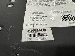 Furman Elite 15i 7-Outlet Linear Filtering AC Power Conditioner Working Tested