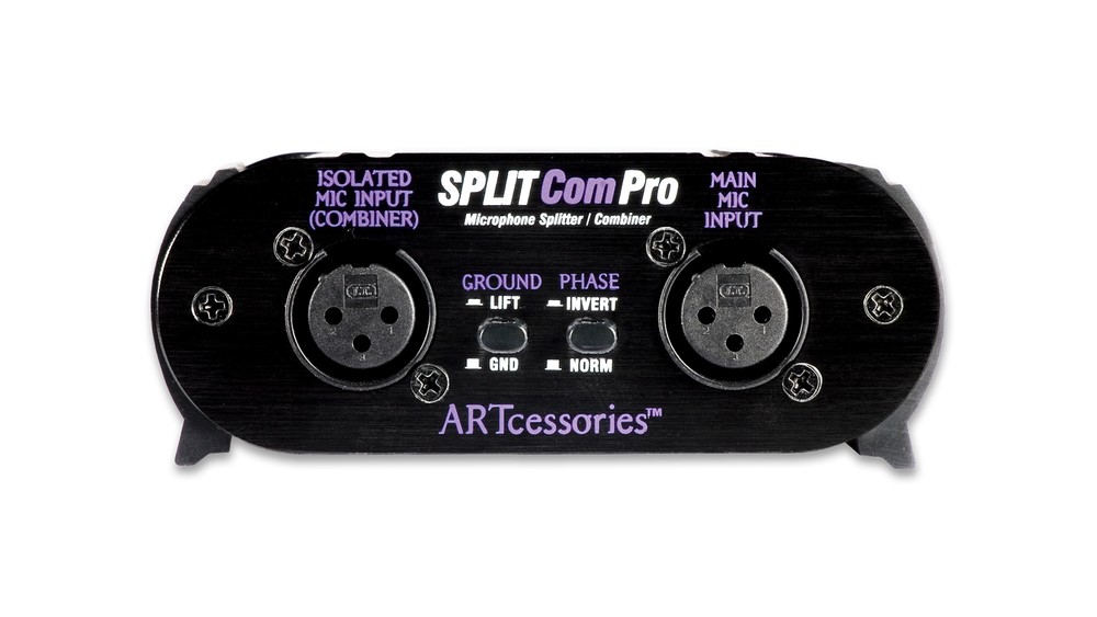 Art SPLITCOMPRO Two-way Mic Splitter/Combiner Isolated XLR mic Inp 7 Out