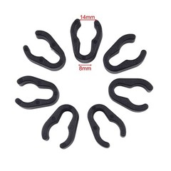 Practical ABS Plastic Microphone for stand Cable Clips for Professional Use 32