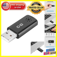 High Sensitivity USB Microphone for Clear Calls – Portable, Plug-and-Play Design