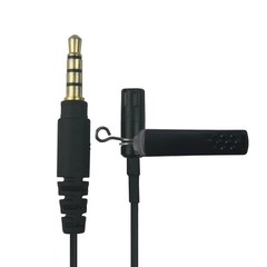 2 PCS ABS Plastic Lavalier Microphone Tie Clip for Rode SmartLav 4.5mm Black