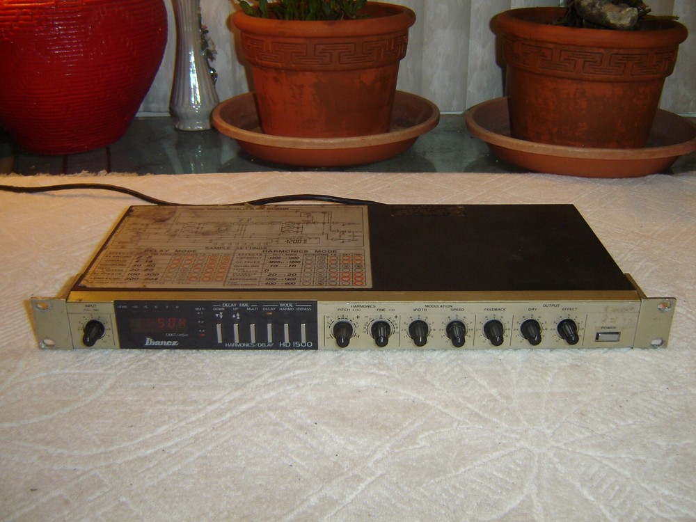 Ibanez HD1500, Harmonics, Delay, FX, Vintage Rack
