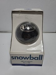 Blue Snowball iCE USB Mic for Recording & Streaming on PC & Mac – Black New