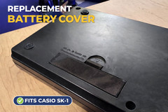 Replacement Battery Cover Black for Casio SK-1 & /5/8/10/60 VA-10