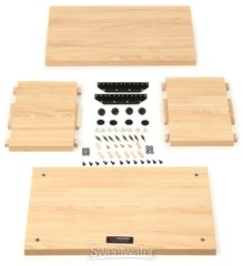 Gator Frameworks Elite 4U Desktop Studio Rack – Natural Maple Matte