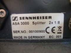 SENNEISER ASA 3000 ACTIVE ANTENNA SPLITTER RACK MOUNT