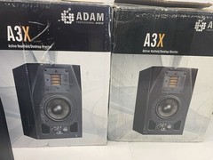Pair Adam Professional Audio A3X Active Studio Monitors Speakers READ