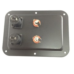 Black Jack Plate Dual Speakon & Dual 1/4″ PA/DJ Speaker Replacement 178x127mm