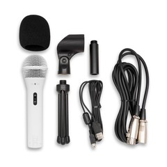 Samson Q2U Dynamic USB Mic with Shockmounts Boom Arms Pop Filters 3 pack