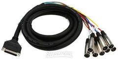 Hosa DTM-803 8-channel DB25 to XLR Male Snake – 9.9′