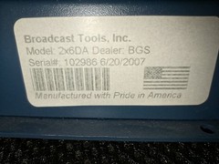 Broadcast Tools 2x6DA Distribution Amplifier Tiny Tools FREE USPS Priority
