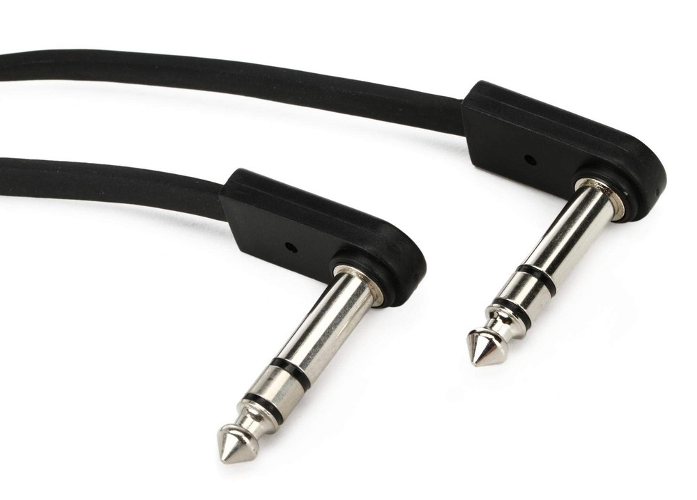 EBS PCF-DLS58 Flat Patch Cable – 58 Centimeter, Angle-Angle #94488, black