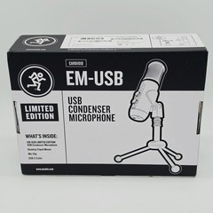 ✨NEW✨Mackie EleMent Series USB Vocal Condenser Microphone (EM-USB-LTD-WHT) White