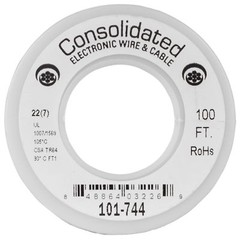Consolidated 22 AWG Green Stranded Hook-Up Wire 100 ft.