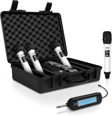 Pyle 4CH UHF Band Wireless Microphone Receiver System