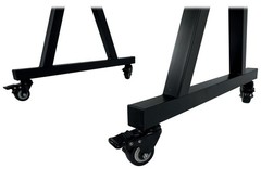 Rockville Z45W Z-Style 2-Tier Keyboard Stand+Wheels Fits Yamaha CP300