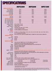 JBL MPX 300 MPX Series Professional Power Amplifier 300WPC @ 4-ohms