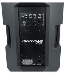 Rockville DX15 15″ Class D 2000w PRO Powered Active DJ PA Speaker 500w RMS! Loud