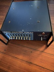 Neptune Graphic Equalizer 910 Vintage Rack Black& Blue Works Electronics USA