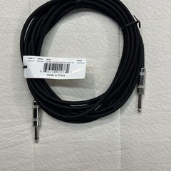 Musician’s Gear 18.5’ Instrument Cable Black (ROC 186B)