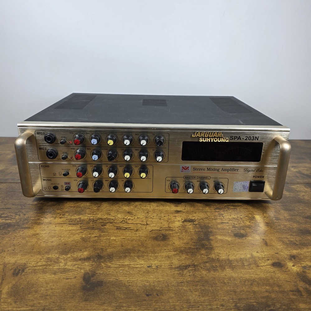 Jarguar Suhyoung SPA-203N Digital Echo Stereo Mixing Amplifier Read Description