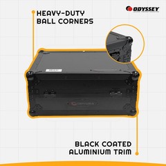 Odyssey Universal Technics 1200 Style Turntable Flight Case, Black Label Series