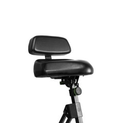 Gravity GFMSEAT1BR Ergonomic Musician Stool Adjustable Backrest, Footrest & Tilt