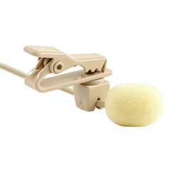 Beige Lavalier Lapel Mic 3-Pin XLR Microphone for GTD Audio G-787 G-733 G-622
