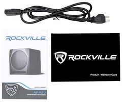 Rockville APM10C 10″ 400 Watt Powered/Active Studio Subwoofer Pro Reference Sub