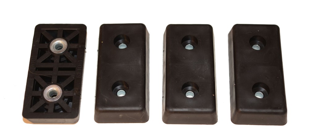 20 EXTRA LARGE RECTANGULAR RUBBER FEET INDUSTRIAL AMPS, CASES – FREE S&H