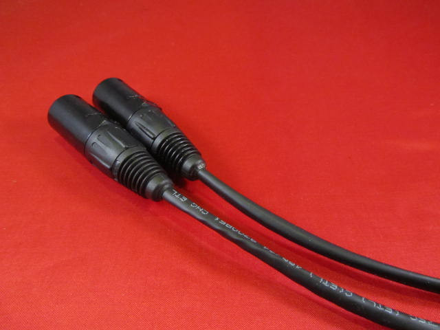 8 ft PRO Audio CAT 5e Ethernet Black Cable w/Neutrik EtherCon RJ45 plugs.